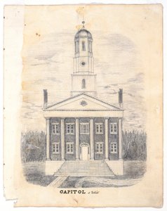 Capitole à Détroit en 1837, c.1837 - William Asa Raymond